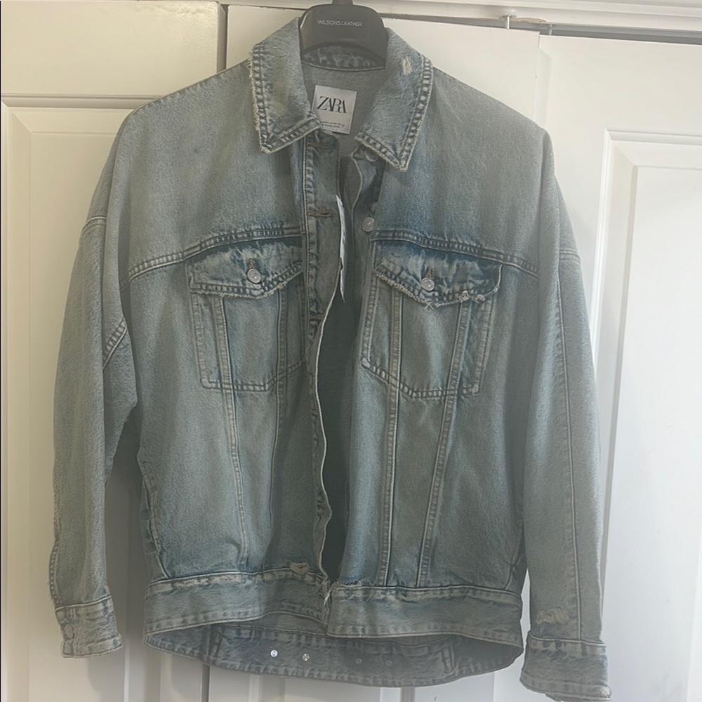 Zara Light Blue Denim Jacket